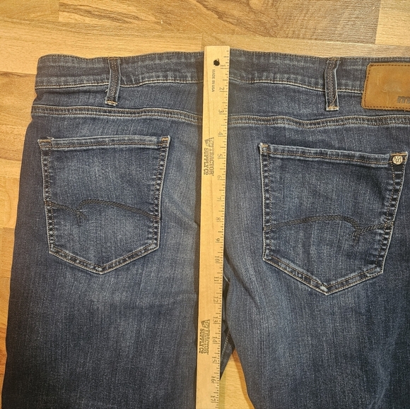 Mavi Jeans Mens 40x30 Blue Straight Leg Denim Stretch - Picture 9 of 11